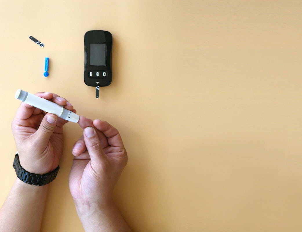Restaurant-Essen und Diabetes